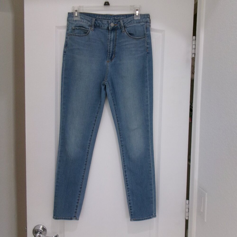 Articles Of Society Women's High Waist Skinny Cropped Ankle Jeans 29